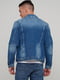 Куртка джинсова укорочена синя | 6727260 | фото 2