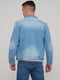 Куртка джинсовая укороченная голубая | 6727261 | фото 2