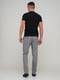 Серые прямые брюки с карманами | 6727264 | фото 3