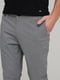 Серые прямые брюки с карманами | 6727264 | фото 4