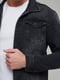 Куртка джинсовая укороченная черная | 6727298 | фото 3