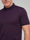 Базовая футболка-поло бордового цвета | 6727306 | фото 3