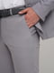 Костюм однобортный: пиджак и брюки | 6727334 | фото 4