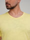 Желтая хлопковая футболка | 6727340 | фото 3