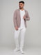 Светло-розовый пиджак с накладными карманами | 6727346 | фото 2