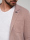 Светло-розовый пиджак с накладными карманами | 6727346 | фото 4