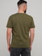 Базовая футболка цвета хаки с накладным карманом | 6727349 | фото 2