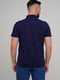 Темно-синя базова футболка-поло | 6727367 | фото 2