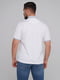 Бала футболка-поло з принтом і смугастим коміром | 6727399 | фото 2