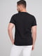 Базова бавовняна футболка чорного кольору | 6727425 | фото 3