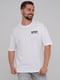 Бавовняна біла футболка з принтом NASA | 6727428 | фото 2