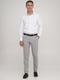 Классические светло-серые брюки с карманами | 6727523 | фото 2