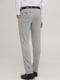Классические светло-серые брюки с карманами | 6727523 | фото 3