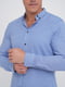 Светло-синяя классическая рубашка на кнопках | 6727598 | фото 3