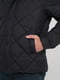 Куртка укороченная с воротником-стойкой черная | 6727636 | фото 5