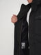 Куртка пряма з капюшоном чорна | 6727641 | фото 5