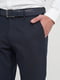 Темно-сині класичні штани з кишенями | 6727676 | фото 3