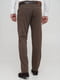 Коричневые классические брюки с карманами | 6727702 | фото 2