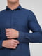 Рубашка синего цвета классического стиля | 6727705 | фото 3