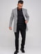 Пальто-піджак сірого кольору з лацканами | 6727929 | фото 3