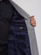 Пальто-пиджак серого цвета с лацканами | 6727929 | фото 6
