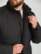 Куртка пряма з капюшоном чорна | 6727933 | фото 4
