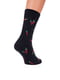 Шкарпетки бавовняні чорні з принтом | 6727997 | фото 3