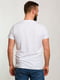 Хлопковая белая футболка с принтом | 6728033 | фото 3