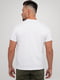 Бавовняна біла футболка з принтом | 6728037 | фото 2