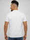 Бавовняна біла футболка з принтом | 6728043 | фото 3