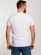 Хлопковая белая футболка с принтом | 6728094 | фото 2