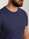 Базова бавовняна футболка синього кольору | 6728098 | фото 3