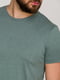 Базова бавовняна футболка зеленого кольору | 6728099 | фото 3