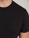 Чорна футболка з вишивкою в тон | 6728108 | фото 3