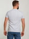 Сіра футболка з вишивкою в тон | 6728110 | фото 2