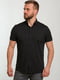 Черная классическая рубашка с коротким рукавом | 6728144