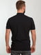 Базова чорна футболка-поло з коміром-стійкою | 6728147 | фото 2