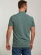 Базова зелена футболка-поло з коміром-стійкою | 6728149 | фото 2