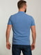 Базова футболка-поло небесного кольору з коміром-стійкою | 6728150 | фото 2