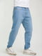 Блакитні джинси вільного крою | 6728177 | фото 2