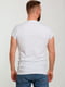 Бавовняна біла футболка з фактурним написом | 6728203 | фото 2