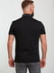 Базовая футболка-поло черного цвета | 6728231 | фото 2