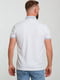 Біла футболка-поло з контрастним коміром та манжетами | 6728235 | фото 2