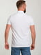 Белая хлопковая футболка-поло | 6728273 | фото 2