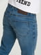 Сині джинси прямого крою | 6728274 | фото 4