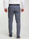 Серо-синие классические брюки с карманами | 6728283 | фото 2