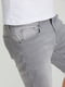 Серые джинсовые шорты с потертостями | 6728286 | фото 3