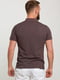 Базова бавовняна футболка-поло кавового кольору | 6728292 | фото 2