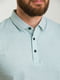 Базова бавовняна футболка-поло фісташкового кольору | 6728293 | фото 3