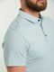 Базова бавовняна футболка-поло фісташкового кольору | 6728293 | фото 4